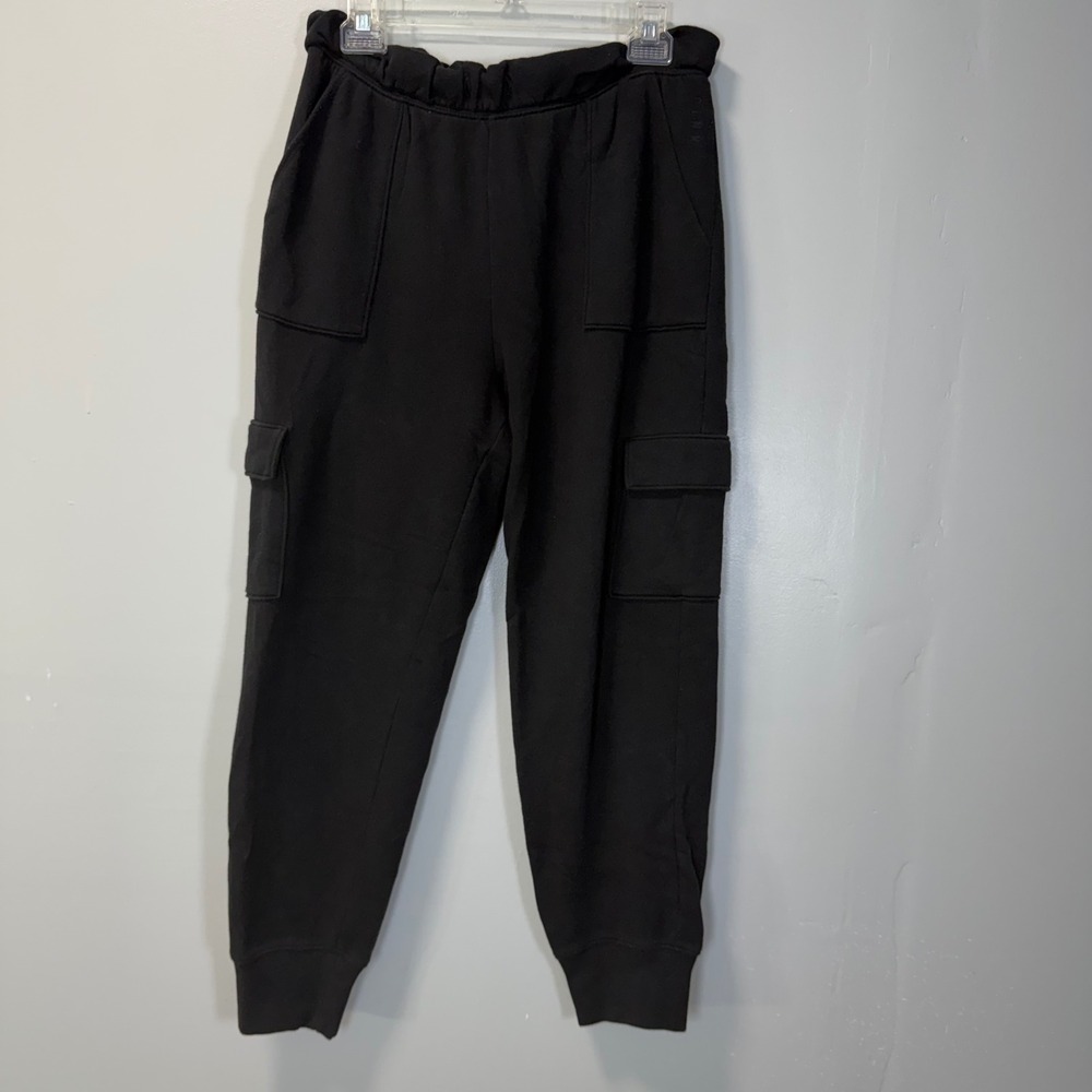 Victoria Secret PINK Womens Black Cargo Jogger Sweatpants Medium